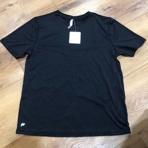NEW Fabletics Phoenix Lite S/S Top Black t-shirt